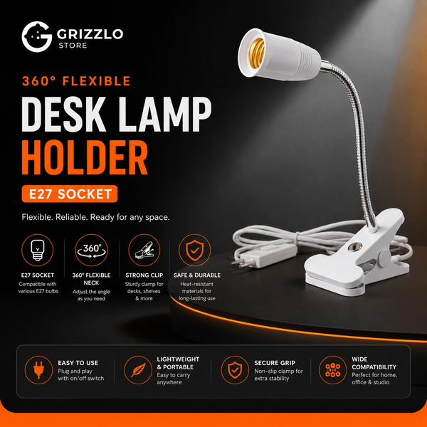Clip base lamp Holder E27
