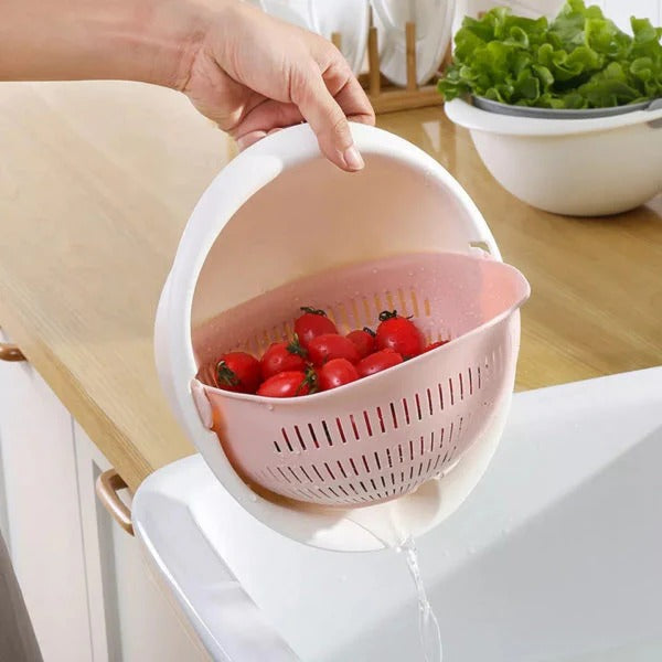 Double Drain Basket